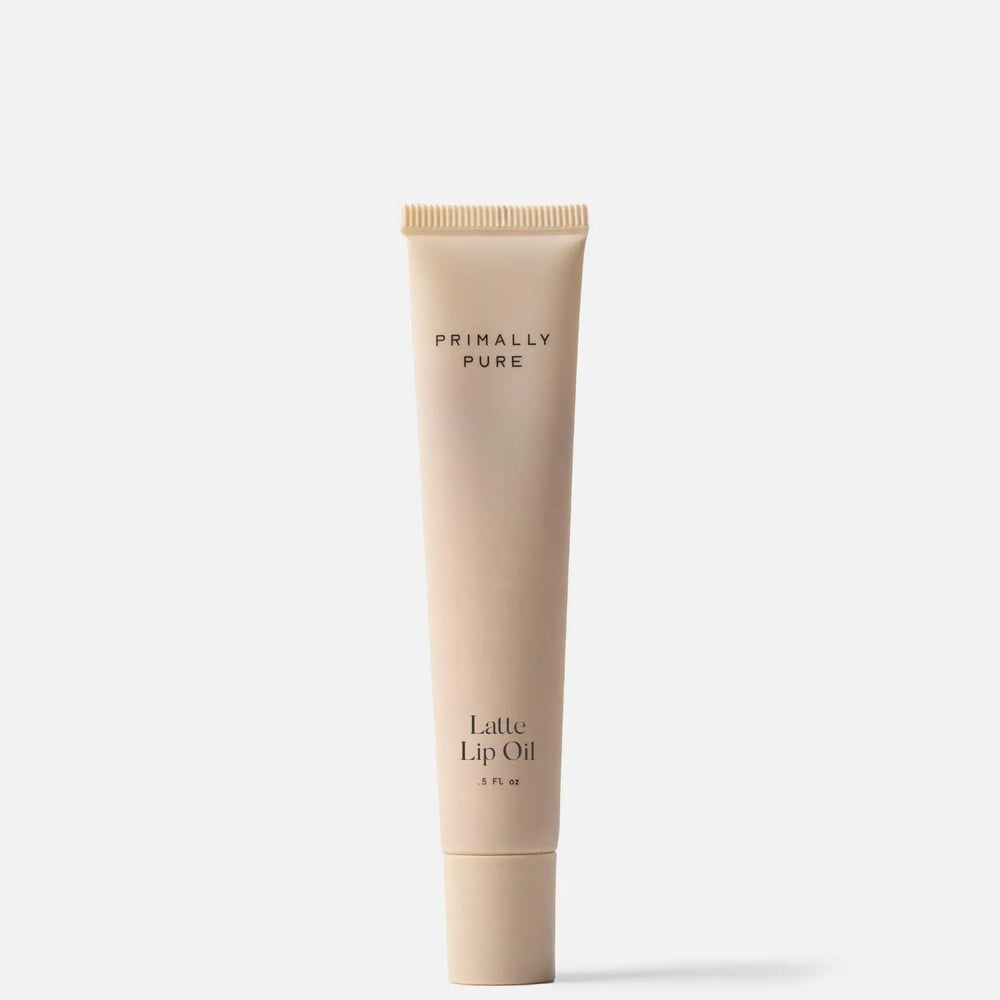 Latte Lip Oil | Primally Pure Hydrating + High Shine Lip Oil