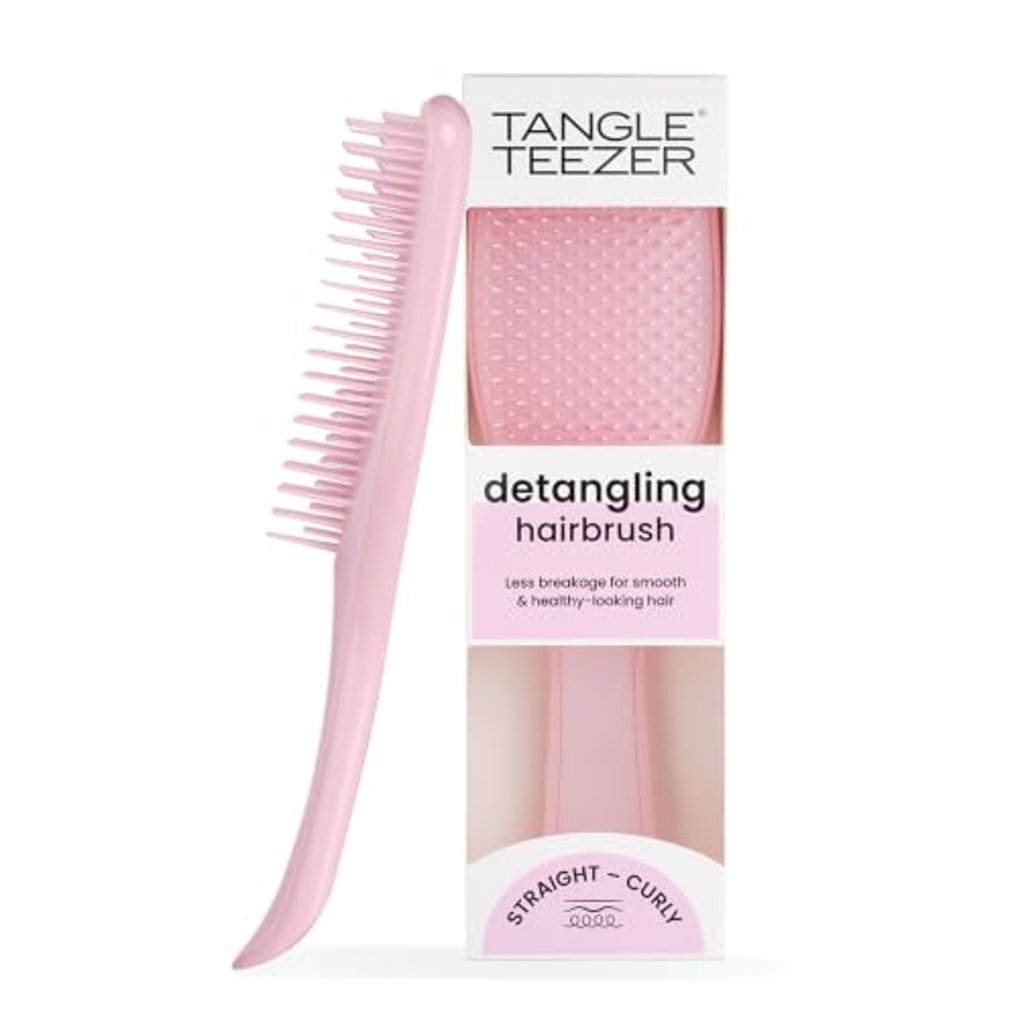 Tangle Teezer Ultimate Detangler Haarbürste, Für Nasses & Trockenes Haar, Entwirrungsbürste für Alle Haartypen, Zweistufige Borsten Reduzieren Haarbruch & Entfernen Knoten, Millennial Rosa