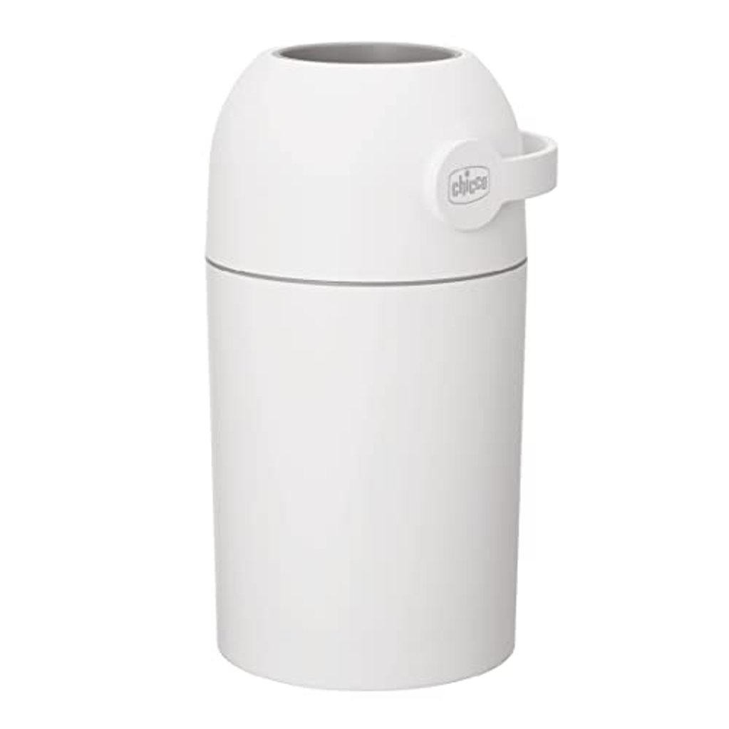Chicco Windeleimer Odour Off, geruchsdichtes System, platzsparender Baby Windeleimer mit Deckel