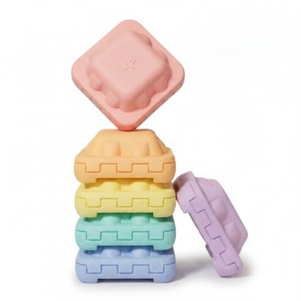 Balanciersteine für Kinder Pastell - zum Stapeln, Balance Indoor & Outdoor