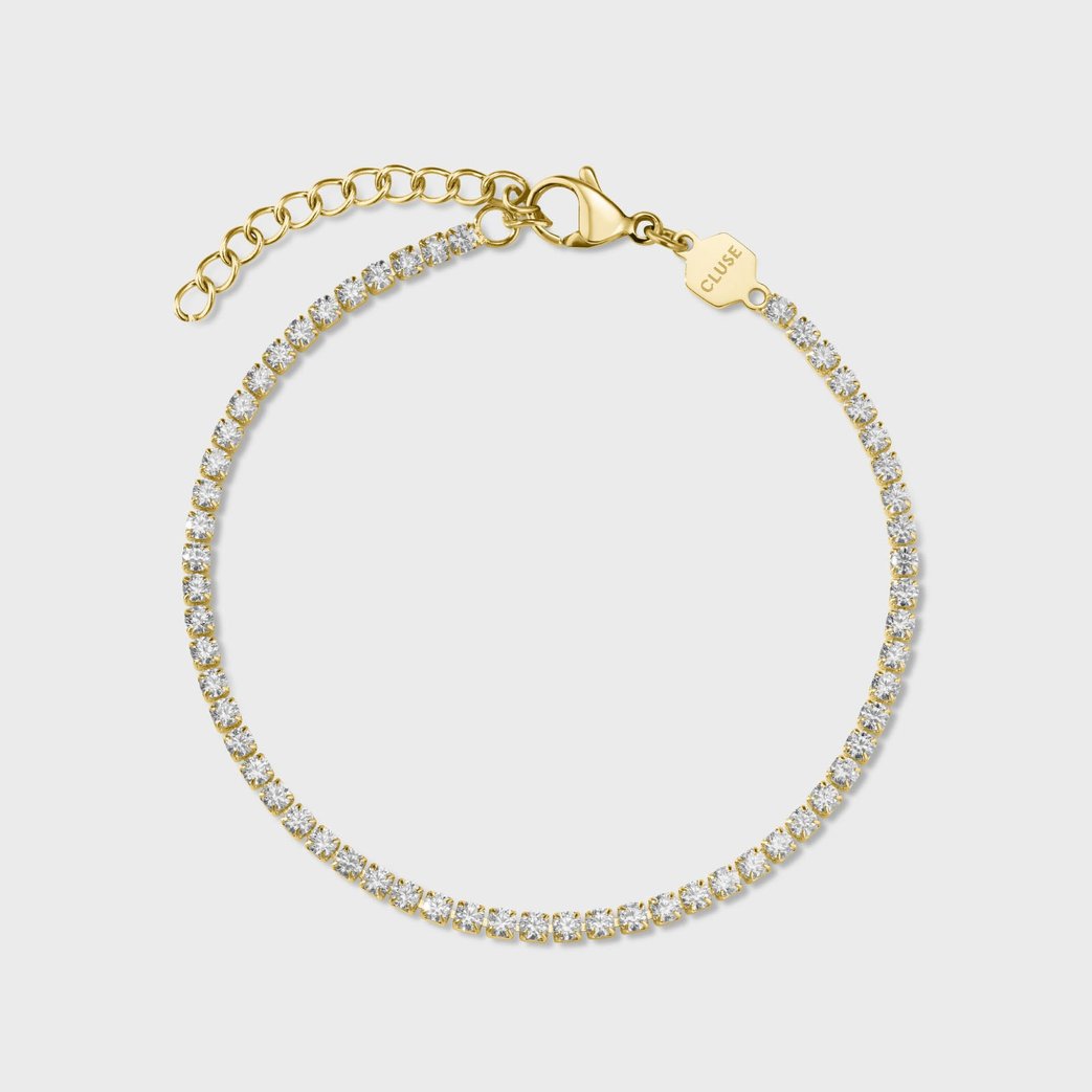 Cluse Élevé Tennis Bracelet, Gold Colour