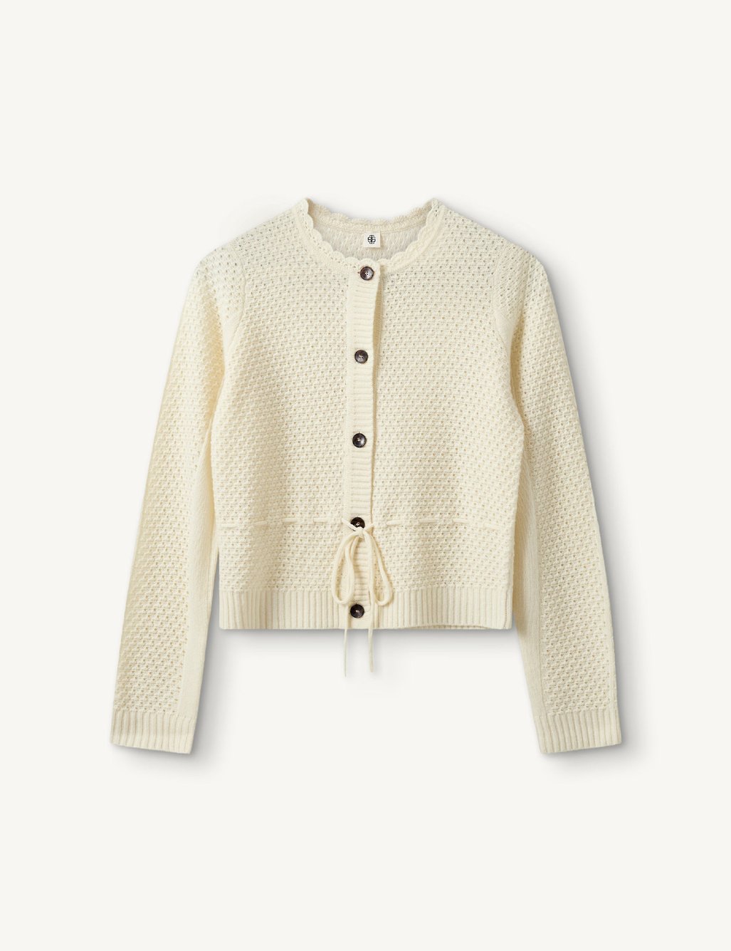 the garment copenhagen Como Belted Cardigan Cream
