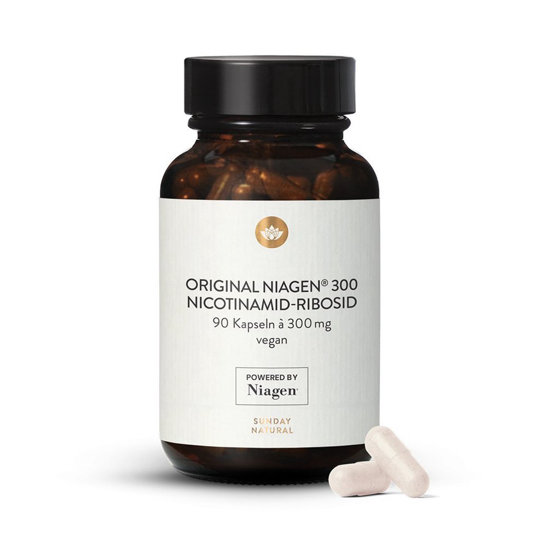 Sunday Natural Products Original Niagen® 300 Nicotinamid-Ribosid