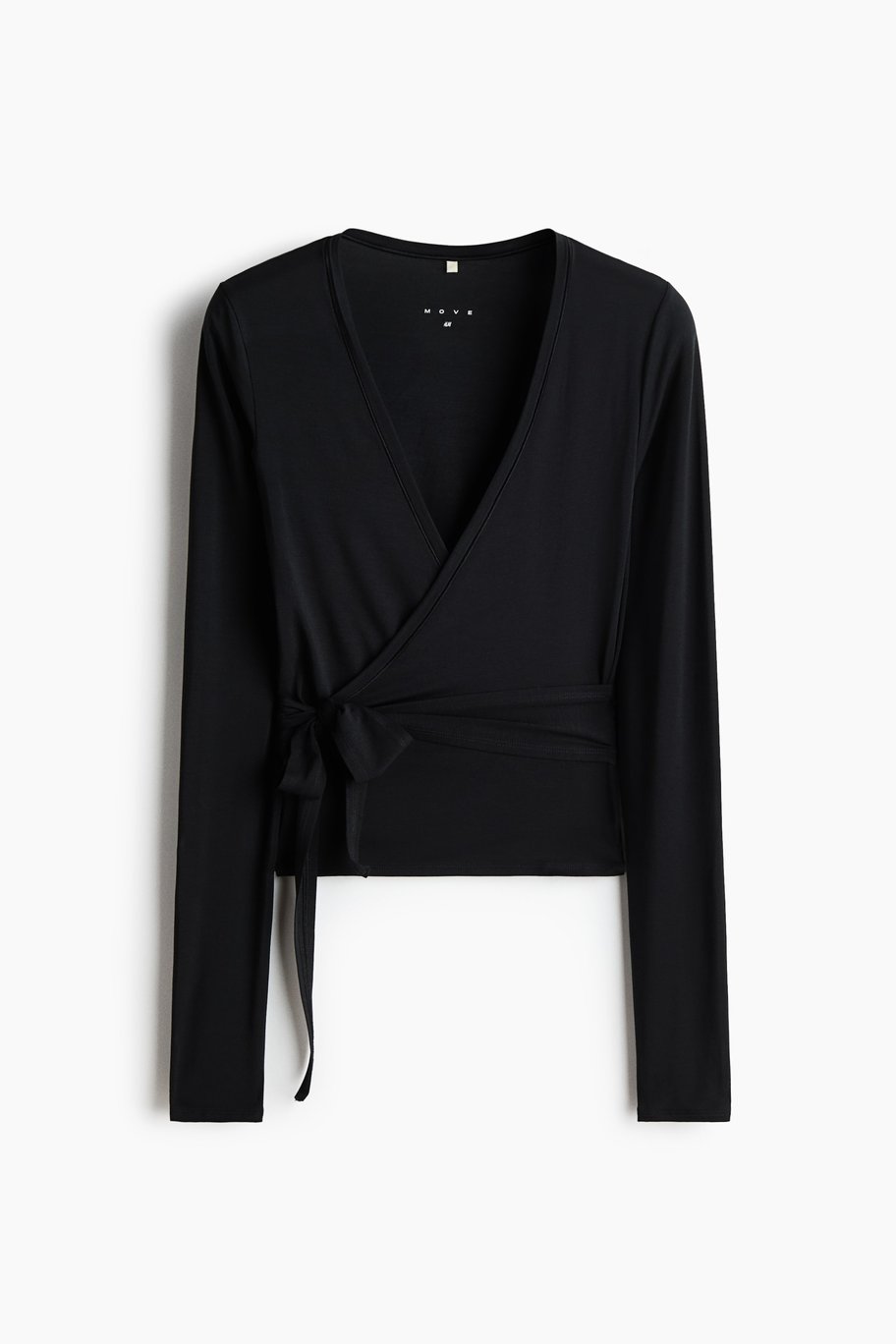H&M Sportshirt im Wickelschnitt aus Modal