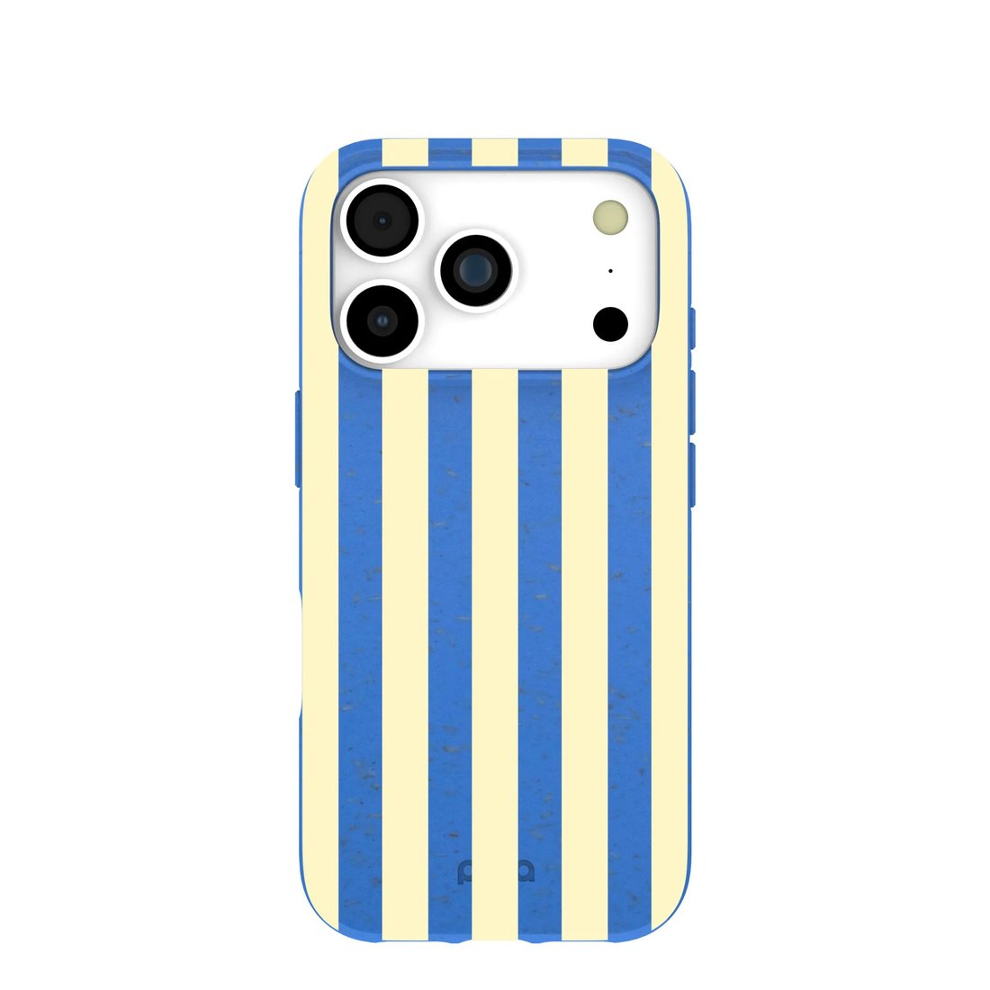 Pela Case Electric Blue Butter Stripes iPhone 18 Pro Case