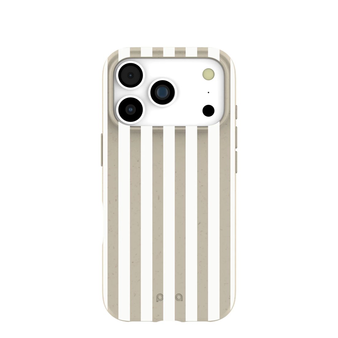 Pela Case London Fog Cappuccino Stripes iPhone 18 Pro Case