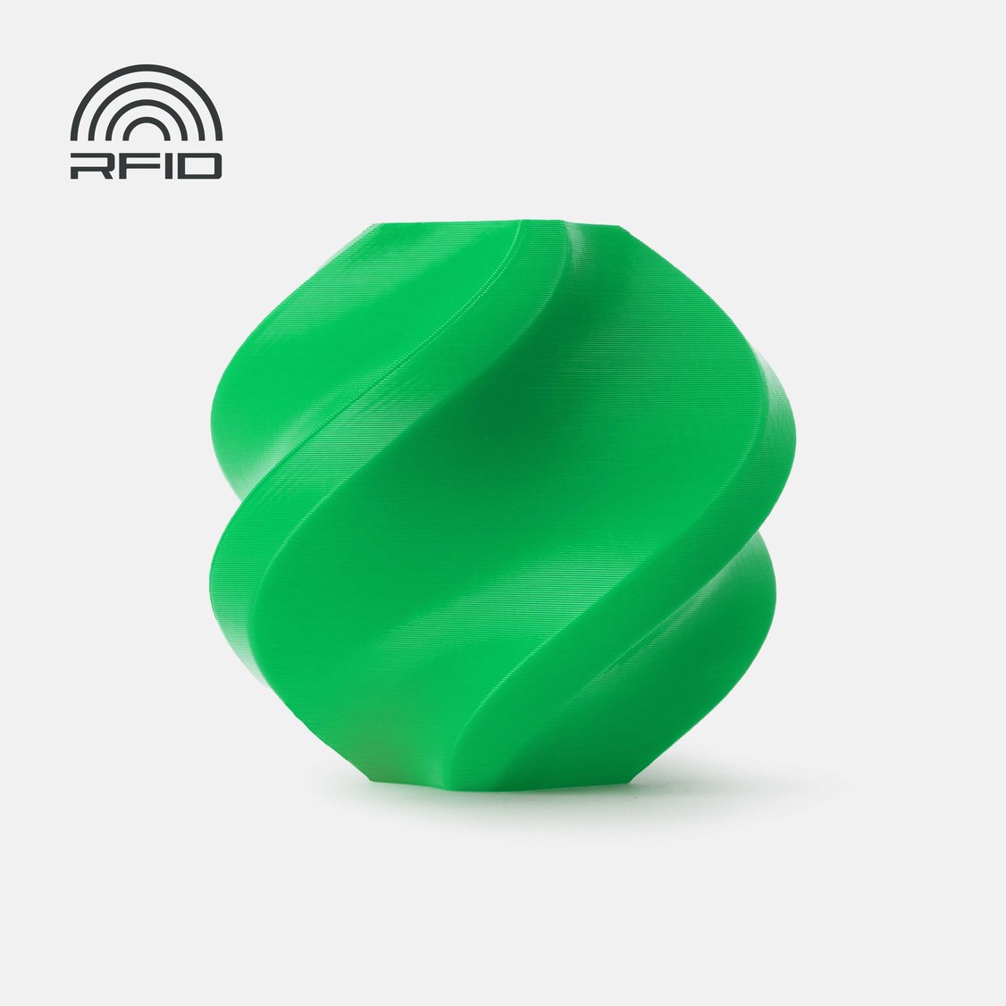 Bambu Lab PLA Basic Filament, Bambusgrün (10501), mit Spule 1 kg