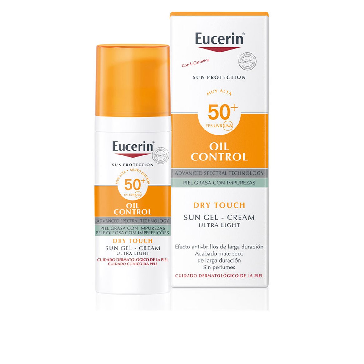Sun Face Oil Control Dry Touch Gel-creme Spf50+ 50 ml