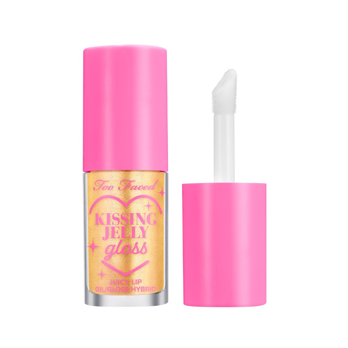 Too Faced – Kissing Jelly – Lipgloss-Öl in der Farbe Pina Colada