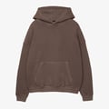BOXY FIT - Kapuzenpullover - dark brown