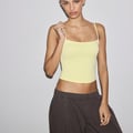 Stradivarius Top mit Polyamidträgern