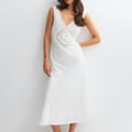 Gina Tricot Tie back dress - Weiß 
