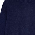 Round Neck Wool Blend Knitted Sweater