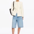 Lange Jeansshorts