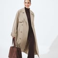 NA-KD – Oversize-Trenchcoat in Beige