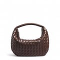Wrapped Handle Woven Handbag