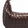 Wrapped Handle Woven Handbag