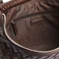 Wrapped Handle Woven Handbag