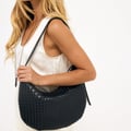 Woven Rounded Handbag