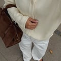 Strickjacke mit Rundhalsausschnitt