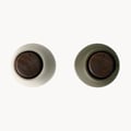 Salz- und Pfeffermühlen Bottle Grinders mit Walnussholz-Deckeln, 2er-Set