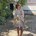 Djerf Avenue Weekend Blazer Checked Oat 