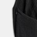 MITTLANGES HALTERNECK-KLEID AUS GAZE MIT SCHLEIFE