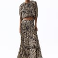 H&M Maxirock aus Chiffon