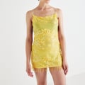 BEADED MIRAGE DRESS - Cocktailkleid/festliches Kleid - yellow
