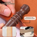 Giantree 1 Piece Leather Burnisher, Leather Sanding Tools, Wood Leather Edges, Polishing Leather Craft, DIY Craft Tool for Polishing Rod, Milling Craft Tools (Brown)