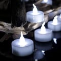 Led Teelichter,12 led kerzen flackernde flamme，realistische elektrische flackernde batteriebetriebene kerzen für Hochzeit Geburtstag Halloween Geschenke Home Decoration in Kaltes weiße