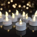 Led Teelichter,12 led kerzen flackernde flamme，realistische elektrische flackernde batteriebetriebene kerzen für Hochzeit Geburtstag Halloween Geschenke Home Decoration in Kaltes weiße