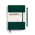 LEUCHTTURM1917 Notizbuch Medium (A5), Hardcover, 251 nummerierte Seiten, Forest Green, blanko