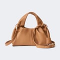 Braided top handle bag