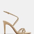 ABSATZSANDALETTE MIT GLITZERDETAILS