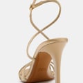 ABSATZSANDALETTE MIT GLITZERDETAILS