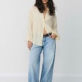 Stradivarius BASIC DOUBLE FABRIC SHIRT