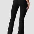 Define Seamless Flared Tights Low Waist Black