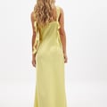 RUFFLE SHOULDER - Maxi dress - yellow