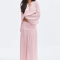 Gina Tricot Dropped waist skirt - Rosa 