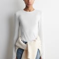 COS Langarmshirt aus Baumwolle 