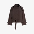 Bershka Trenchcoat mit Stehkragen