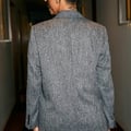 HERRINGBONE RICH - Blazer - black white