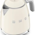 Smeg, Kleiner elektrischer Wasserkocher KLF05CREU 0,8 L, Edelstahlfilte