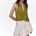 H&M Neckholder-Top mit Twistdetail