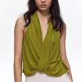 H&M Neckholder-Top mit Twistdetail