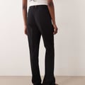 ASOS DESIGN Tall – Elegante, schmal geschnittene Hose in Schwarz mit geradem Schnitt