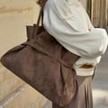 Belted tote bag