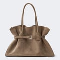 Belted tote bag