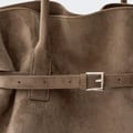 Belted tote bag